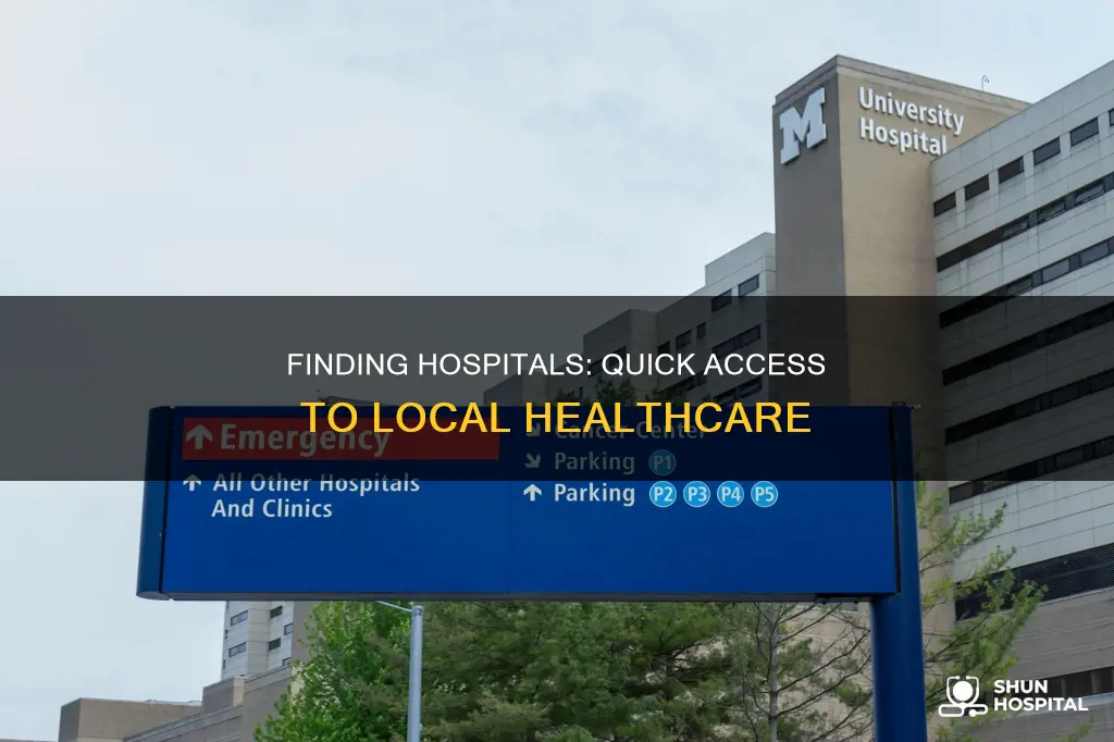 how many hospitals are in my area