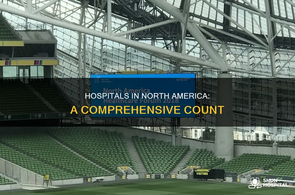how many hospitals are in north america
