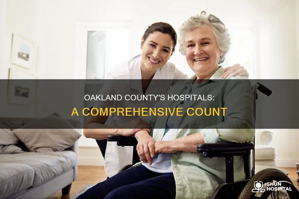 how many hospitals are in oakland county