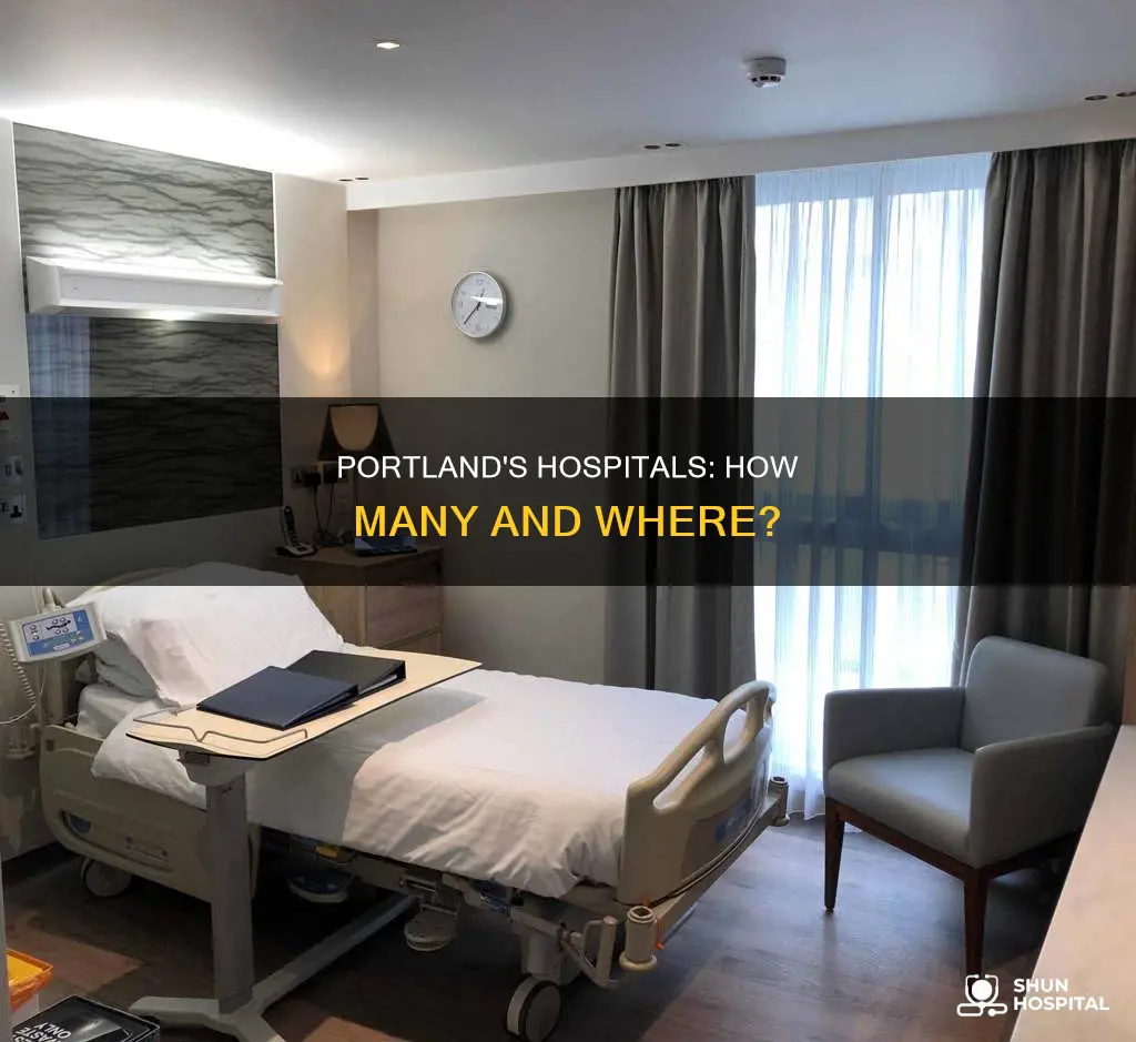how many hospitals are in portland oregon