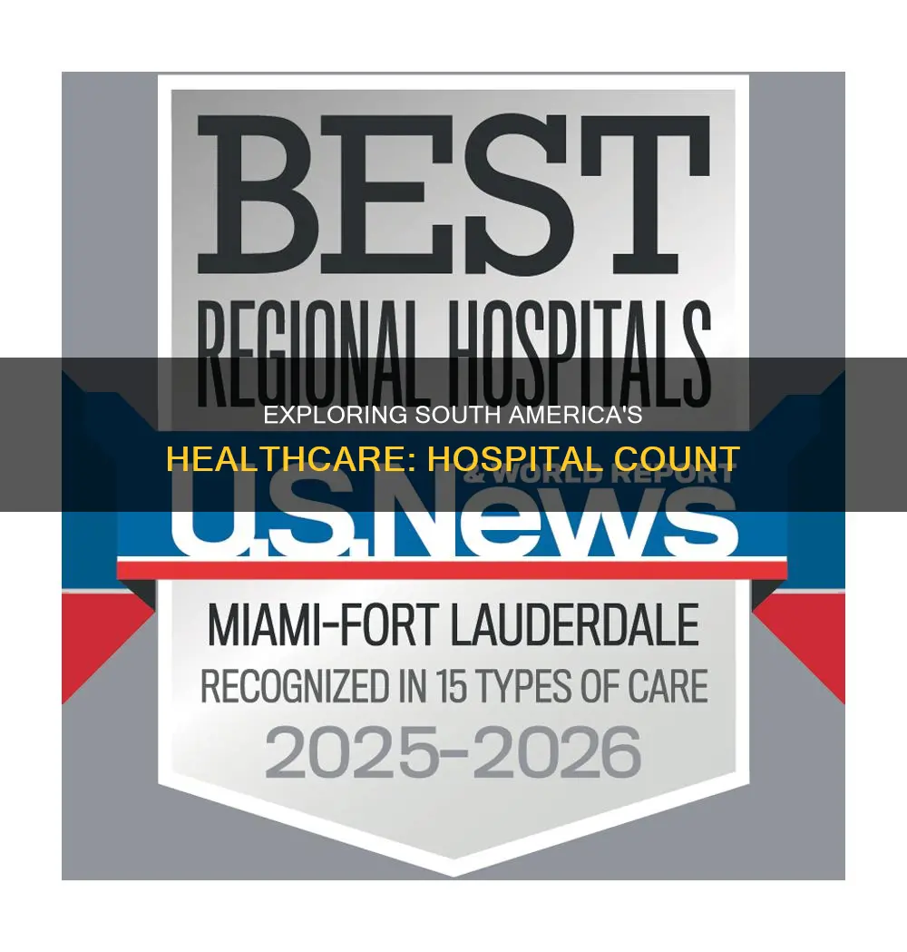 how many hospitals are in south america