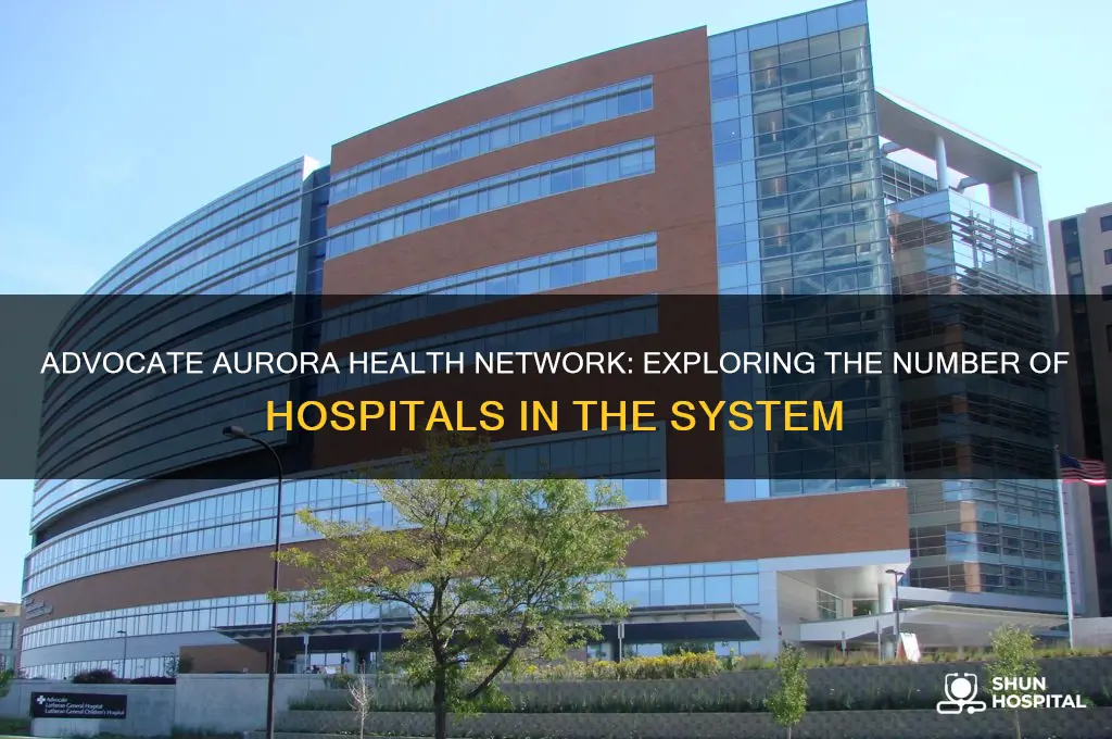 how many hospitals are in the advocate aurora system
