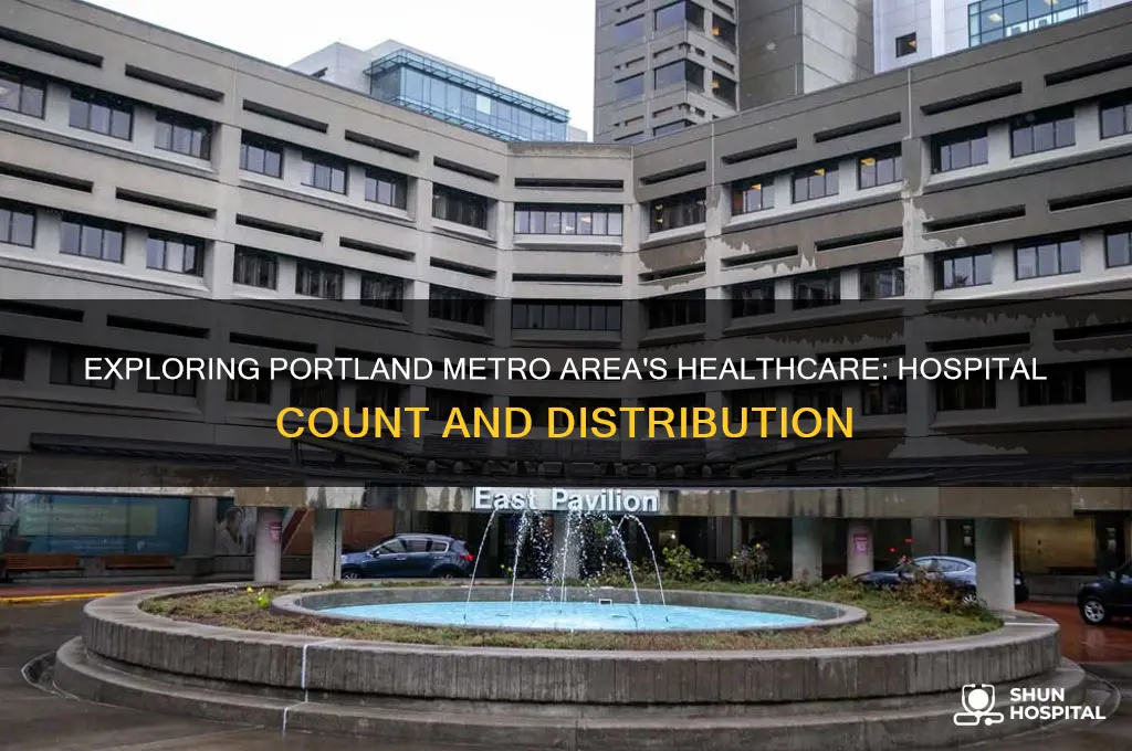 how many hospitals are in the portland metro area