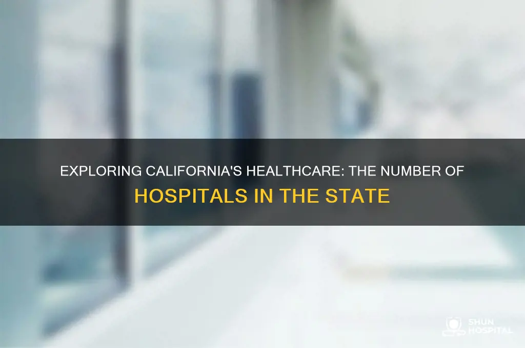 how many hospitals are in the state of california