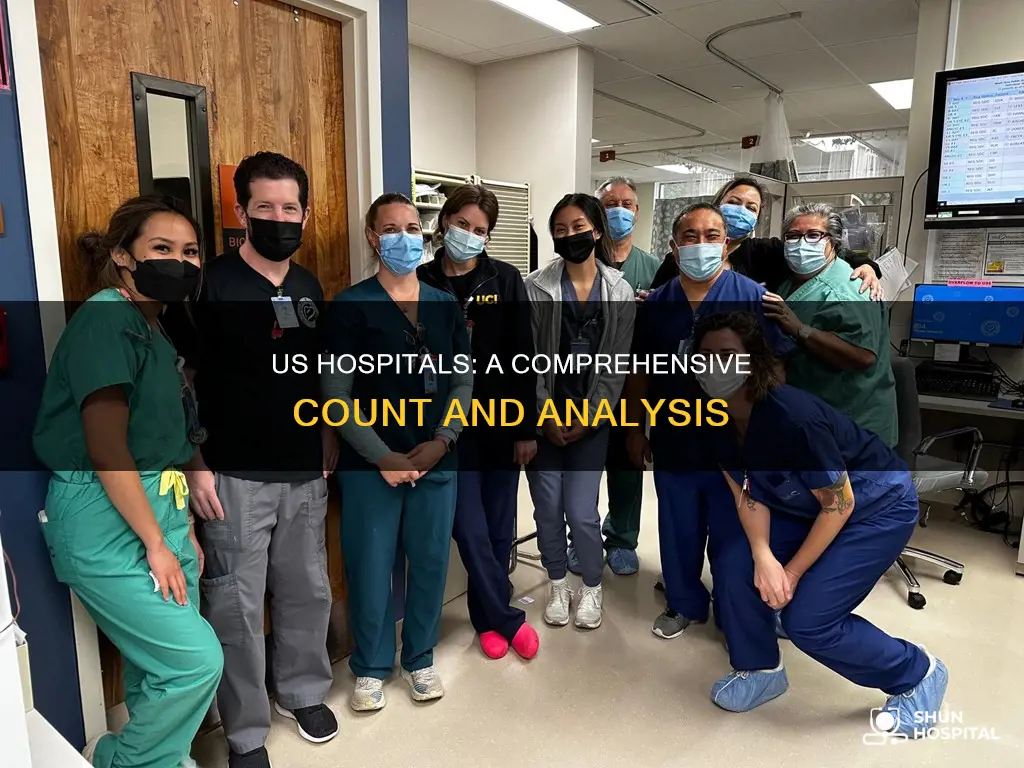 how many hospitals are in us per