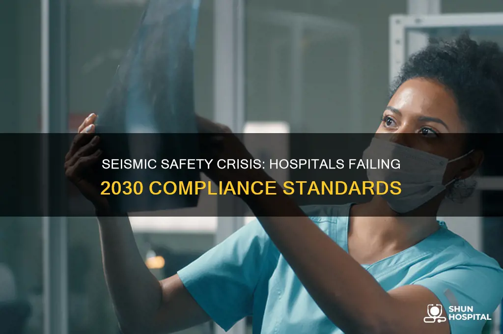 how many hospitals are not seismically compliant for 2030