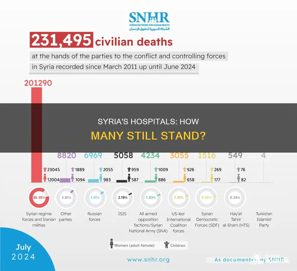 how many hospitals are open in syria
