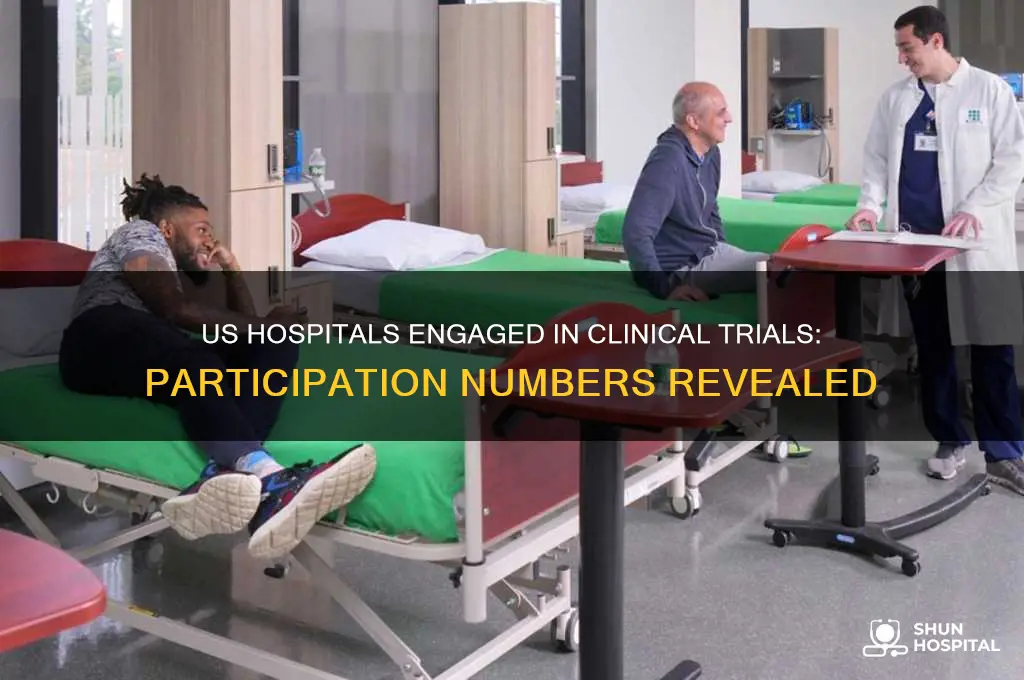 how many hospitals are participating in clinical trials us