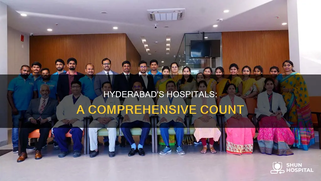 how many hospitals are there in hyderabad
