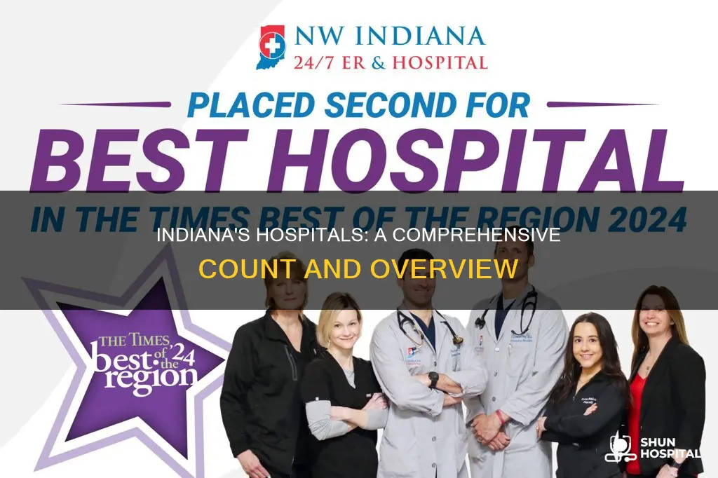 how many hospitals are there in indiana