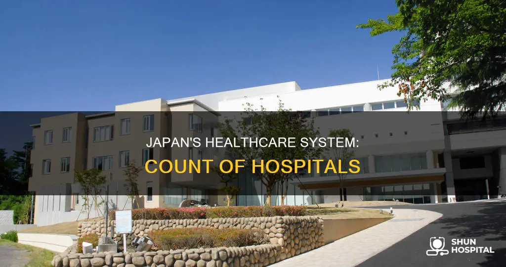 how many hospitals are there in japan