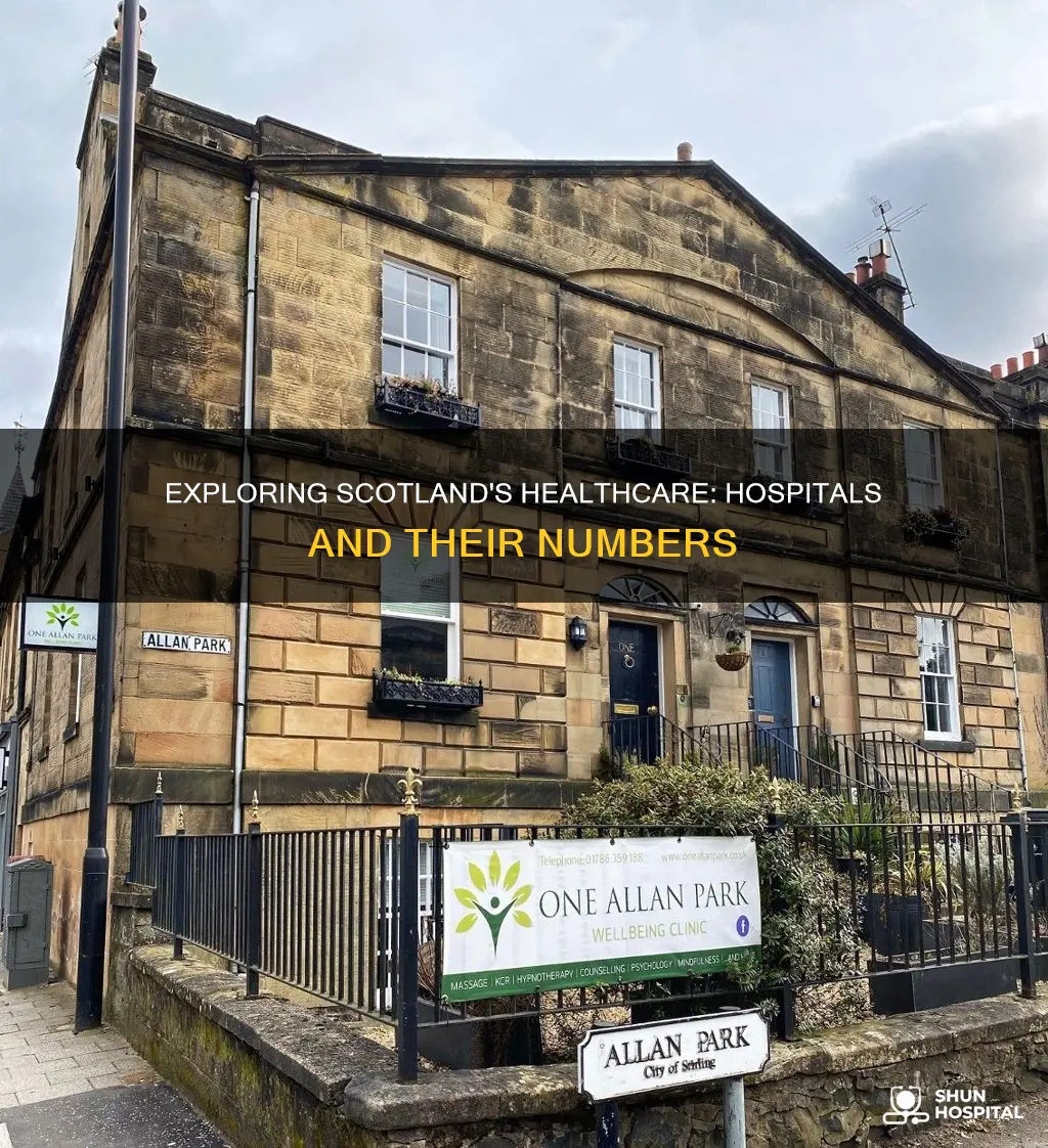 how many hospitals are there in scotland
