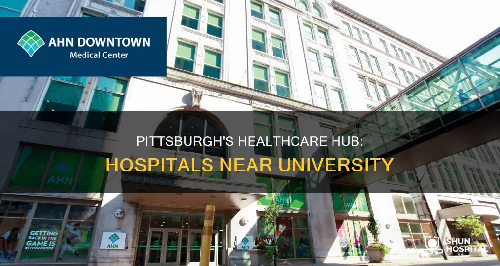 how many hospitals around university of pittsburgh