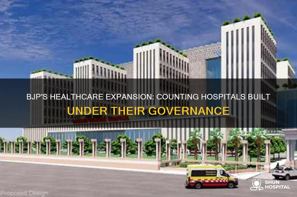 how many hospitals bjp made