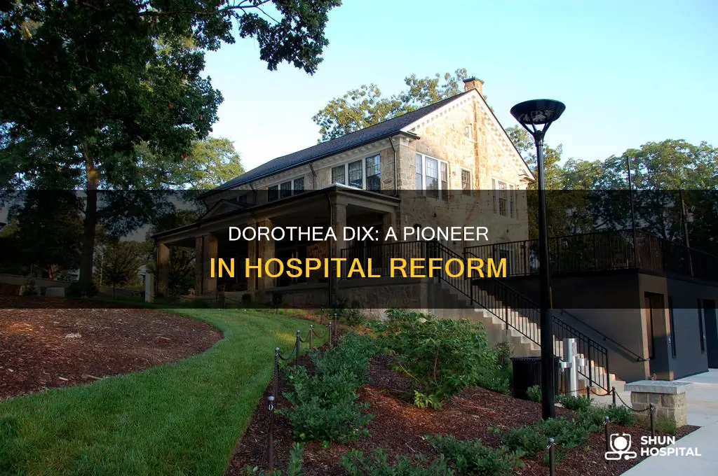 how many hospitals did dorthea dix build