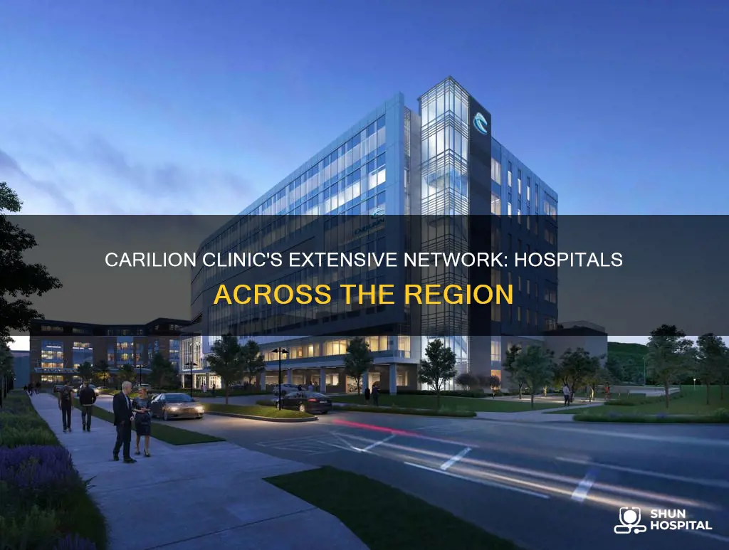 how many hospitals does carilion clinic have