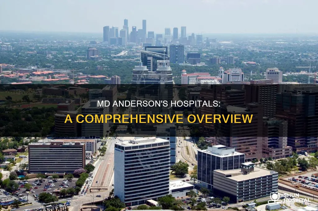how many hospitals does md anderson have