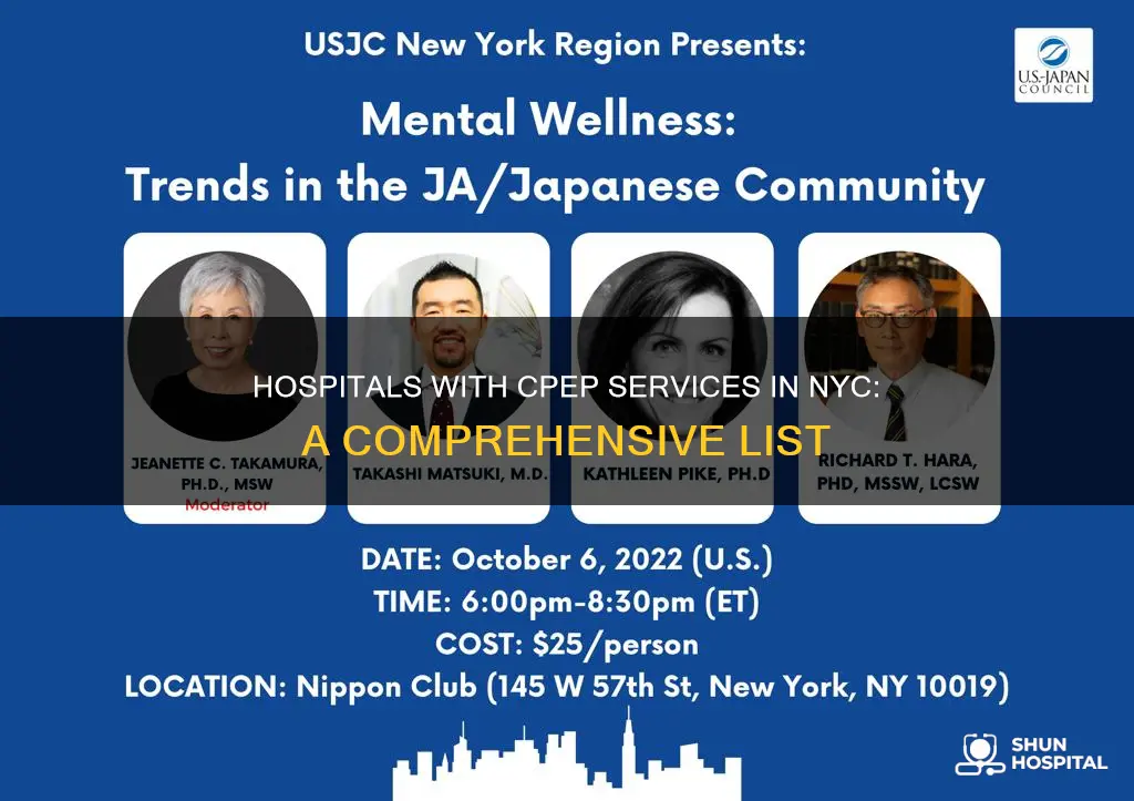how many hospitals have cpep in nyc