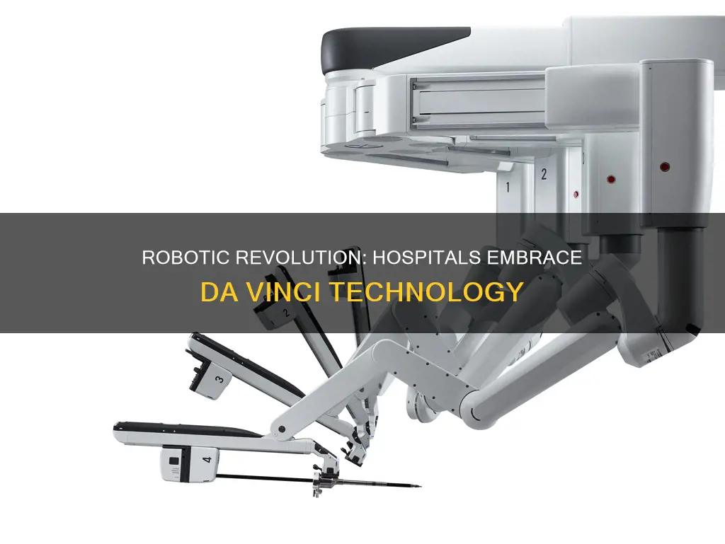 how many hospitals have da vinci robot