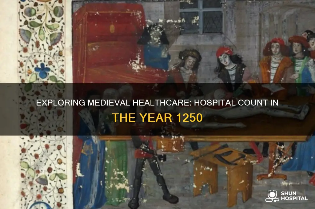 how many hospitals in 1250