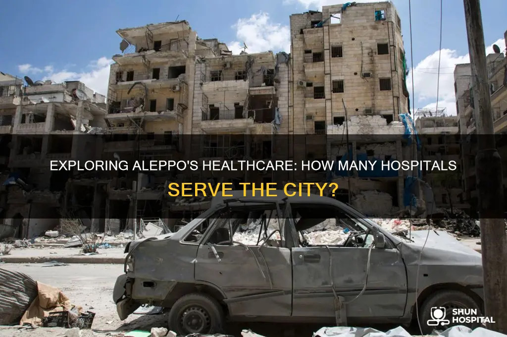 how many hospitals in aleppo