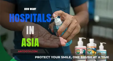 Exploring Asia's Healthcare Infrastructure: Counting Hospitals Across the Continent