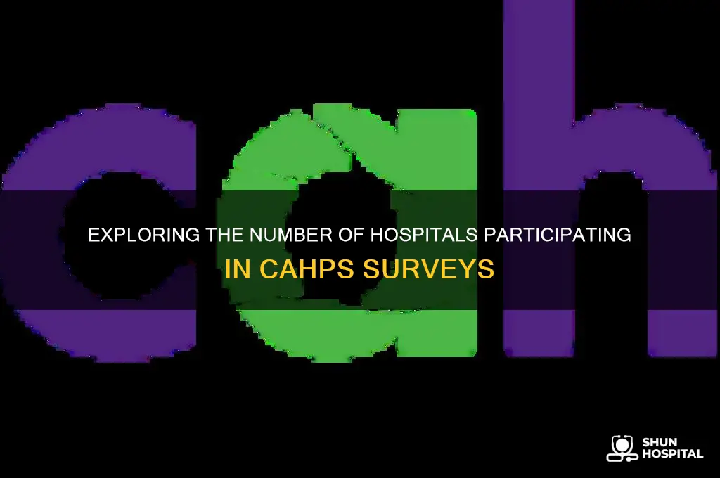 how many hospitals in cahps