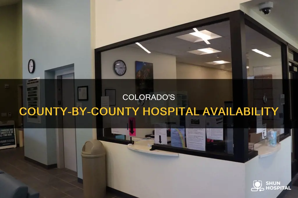 how many hospitals in colorado by county