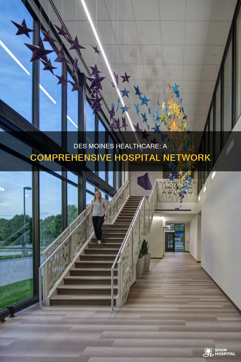 how many hospitals in des moines iowa