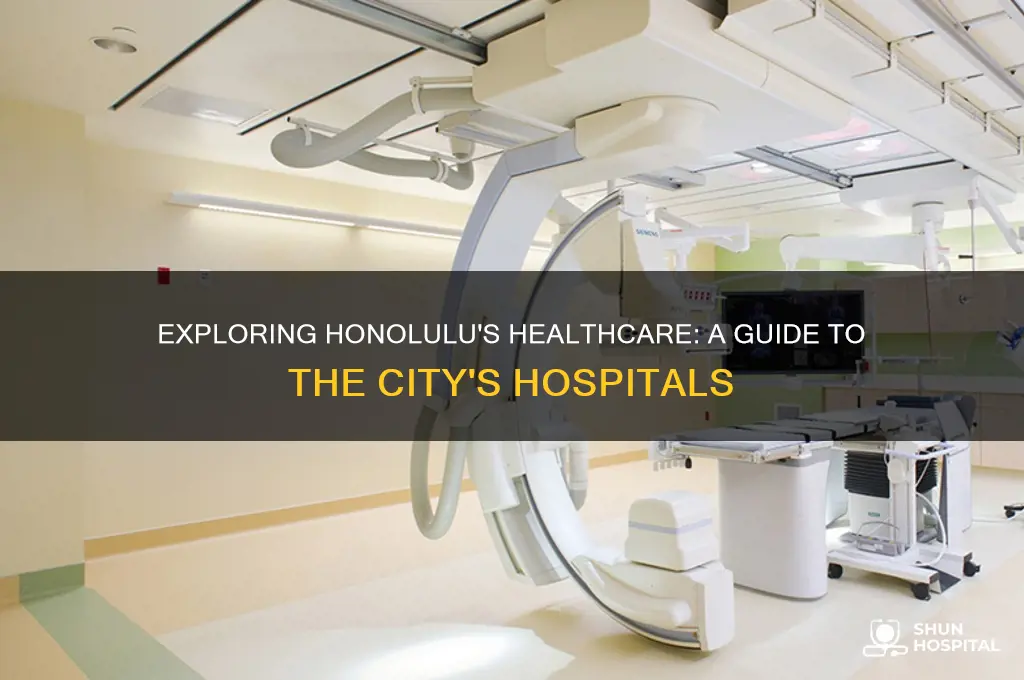 how many hospitals in honolulu