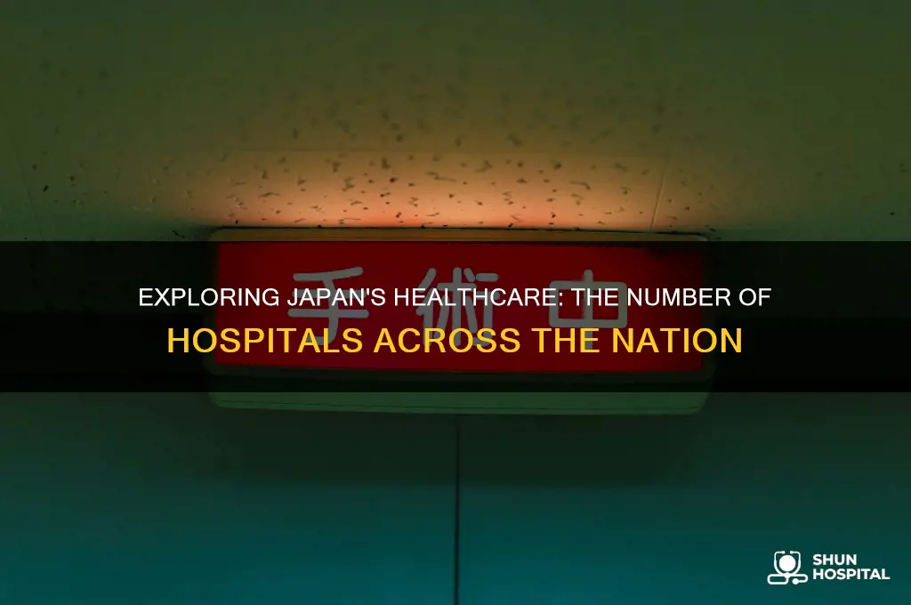 how many hospitals in japan