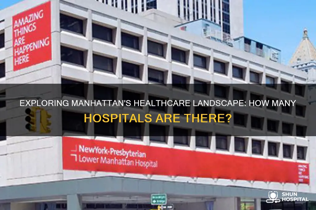 how many hospitals in manhattan