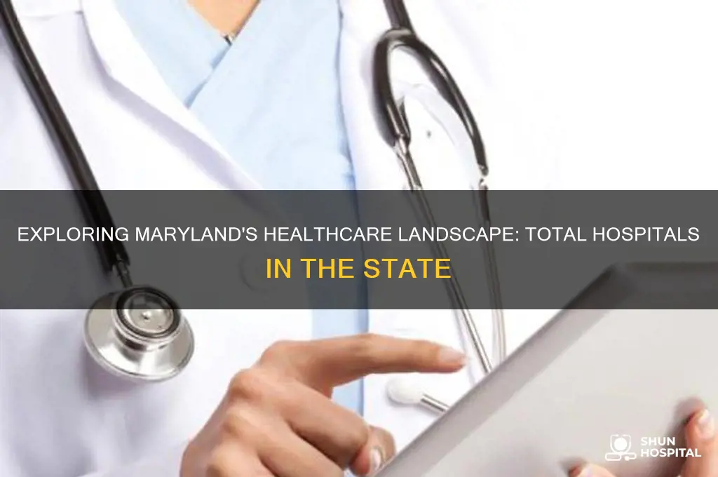 how many hospitals in md
