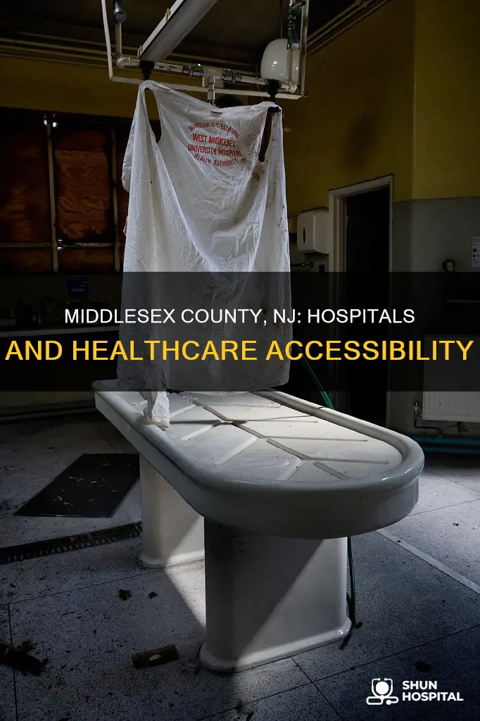 how many hospitals in middlesex county nj
