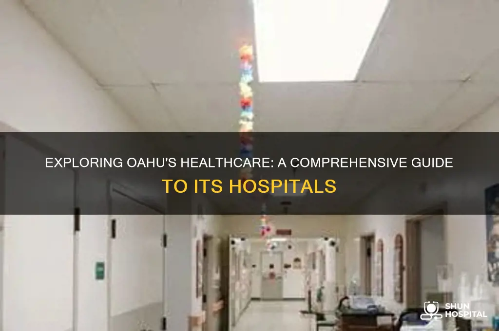 how many hospitals in oahu
