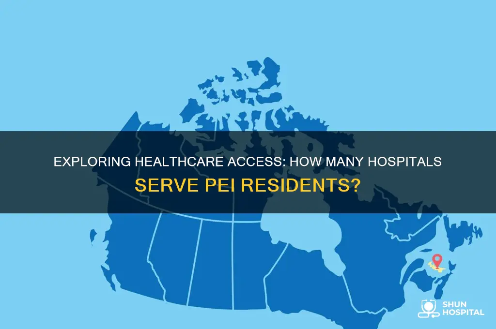 how many hospitals in pei