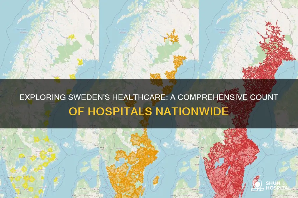 how many hospitals in sweden