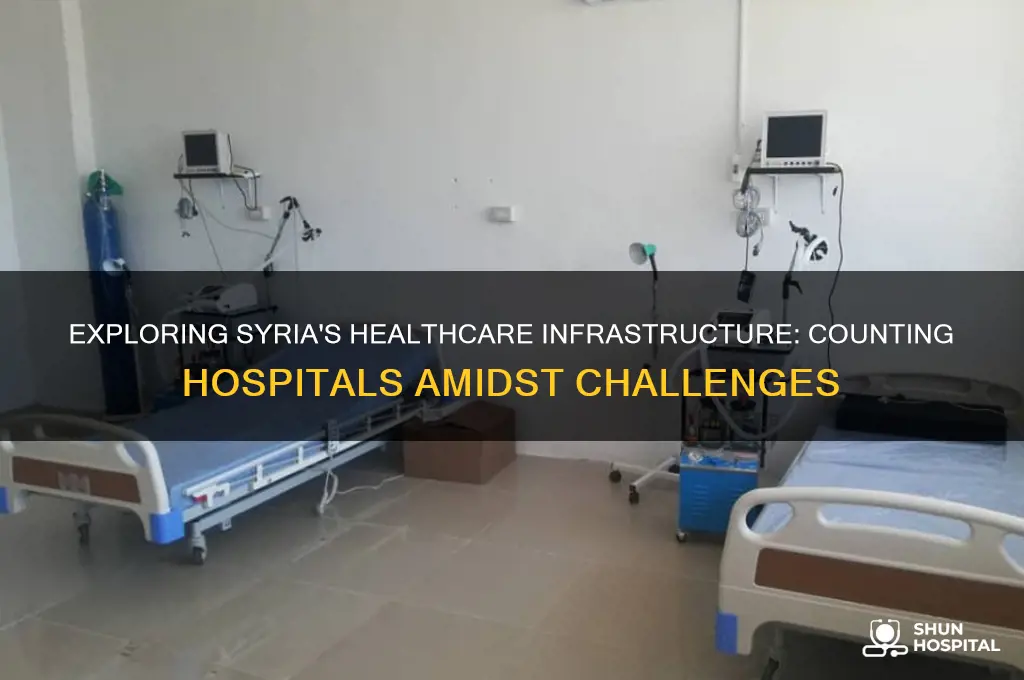 how many hospitals in syria