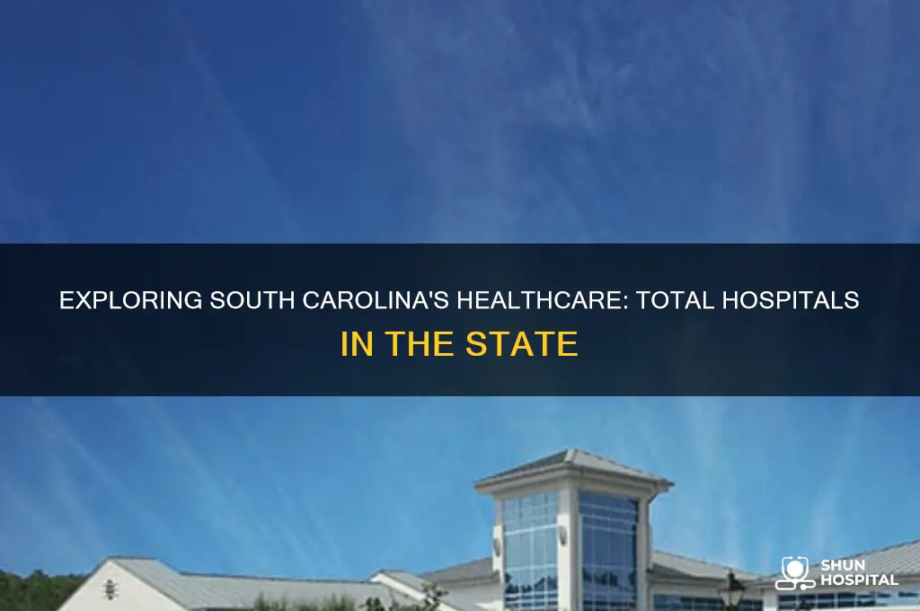 how many hospitals in the state of south carolina