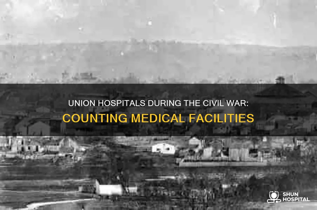 how many hospitals in the union end of cival war