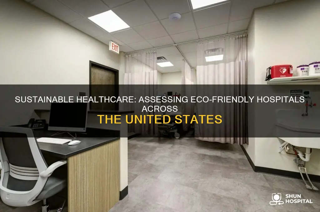 how many hospitals in the united states are sustainable