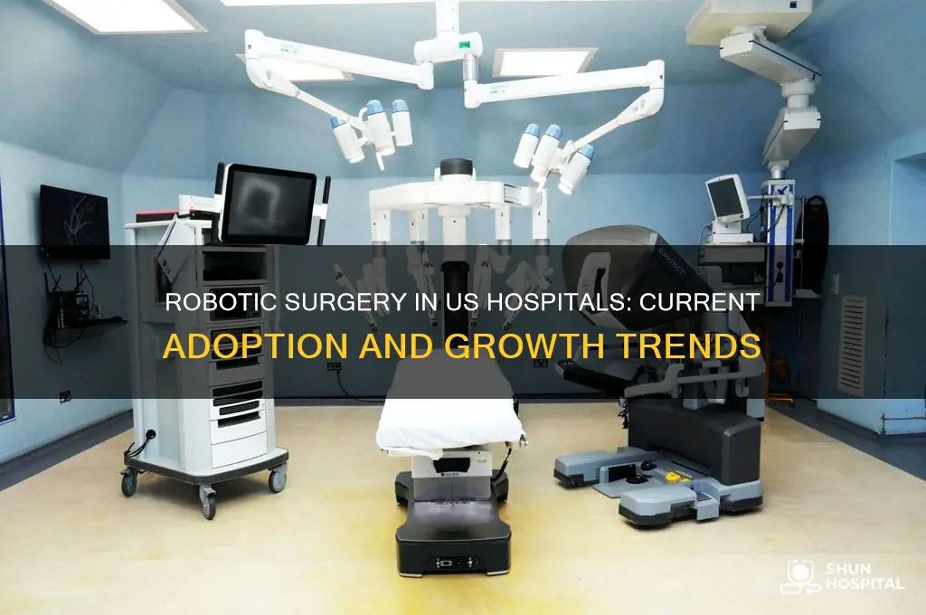 how many hospitals in the us have robotic surgery
