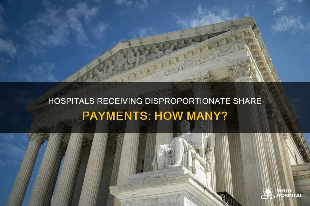 how many hospitals receive disproportiante share payments