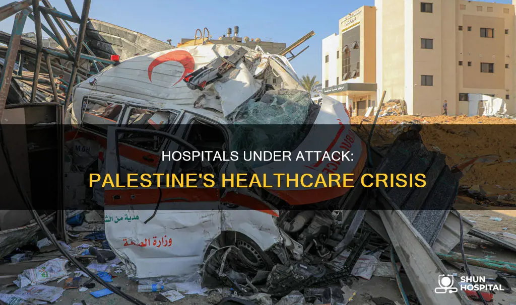 how many hospitals were bombed in palestine