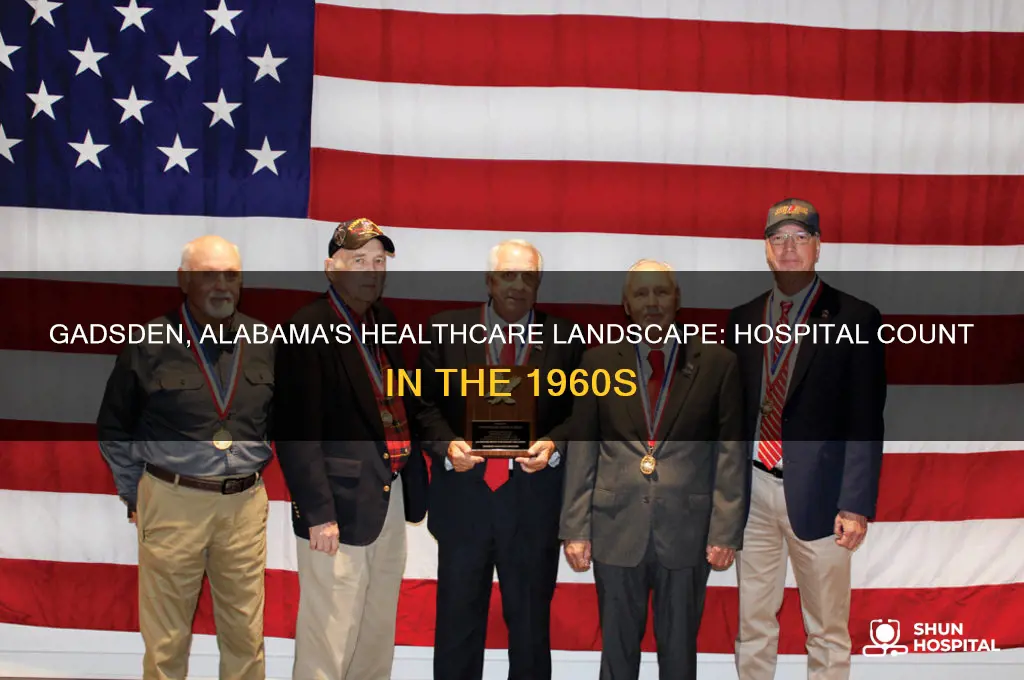 how many hospitals were in gadsden alabama in the 60