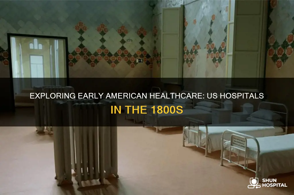 how many hospitals were in the us in 1800