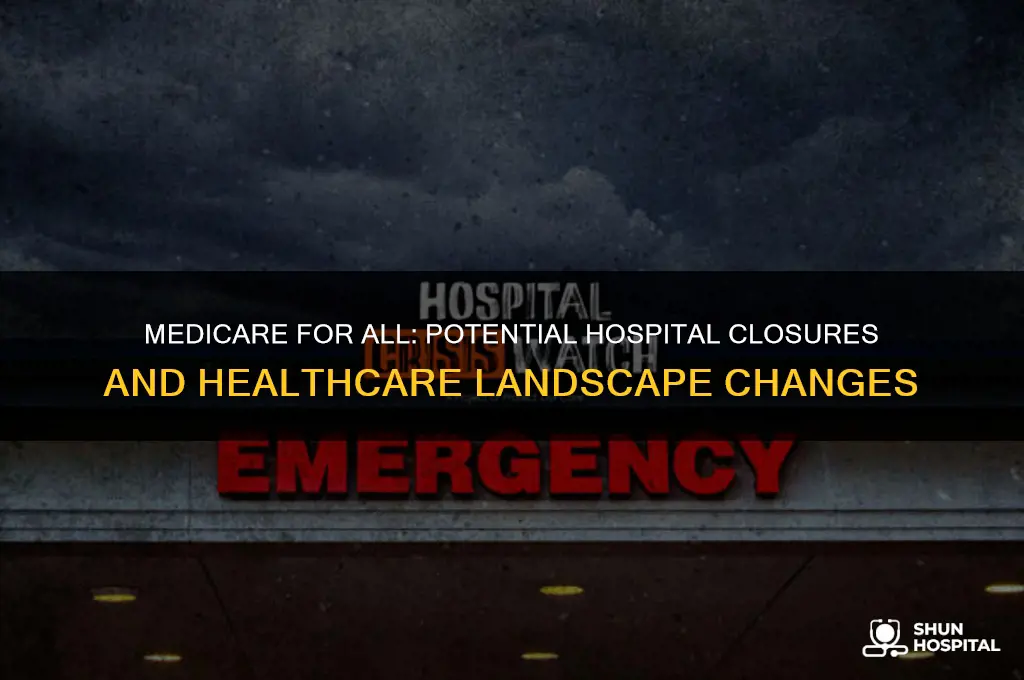 how many hospitals would close under medicare for all