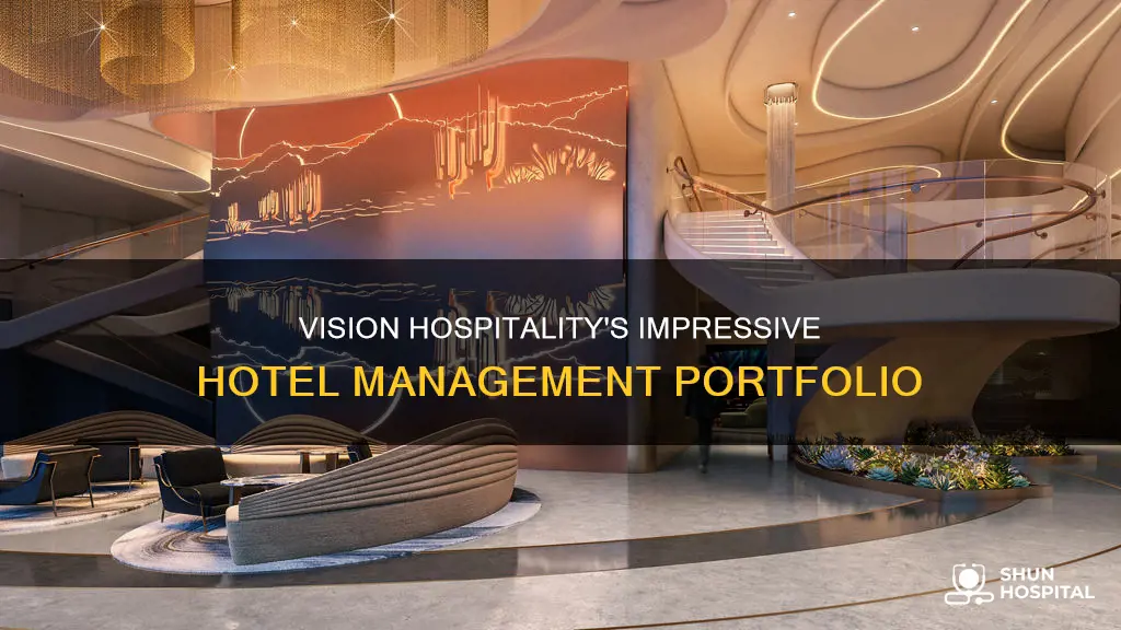how many hotels does vision hospitality manage