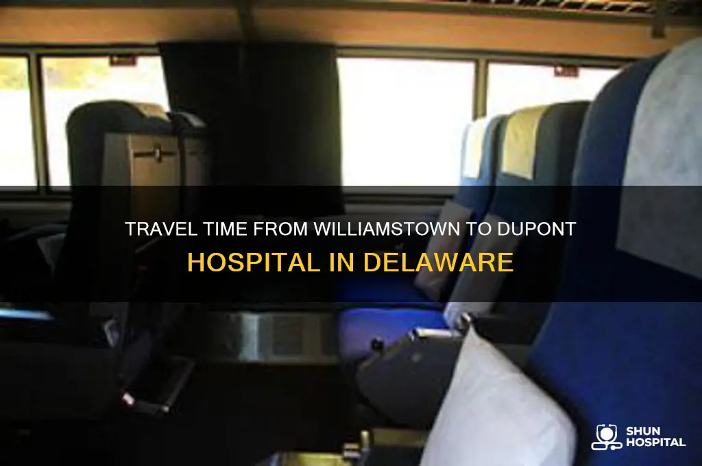 how many hours from williamstown to dupont hospital in delaware