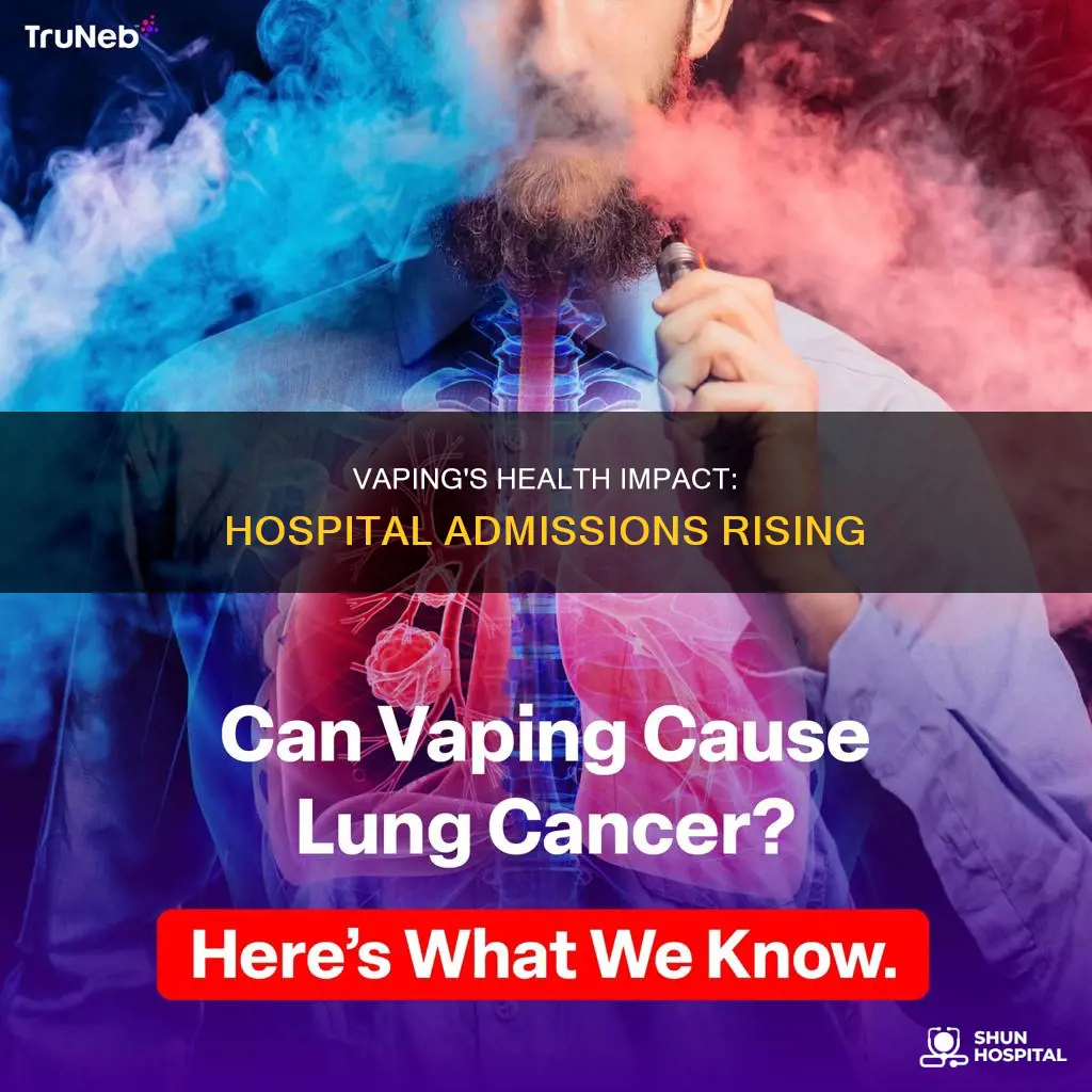 how many in hospital because of vaping